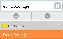 edit a package